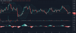 BNB 1-hour technical price chart