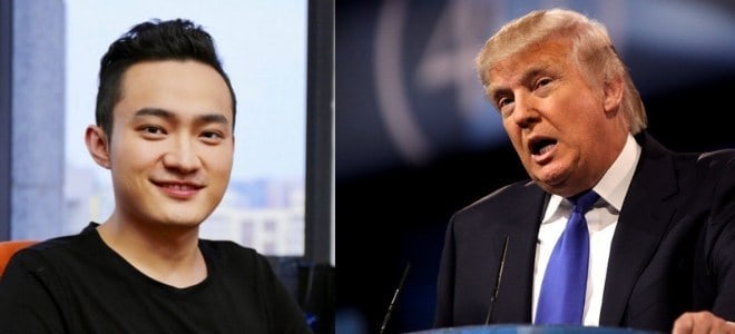 justin sun invited trump to a crypto lunch with buffett