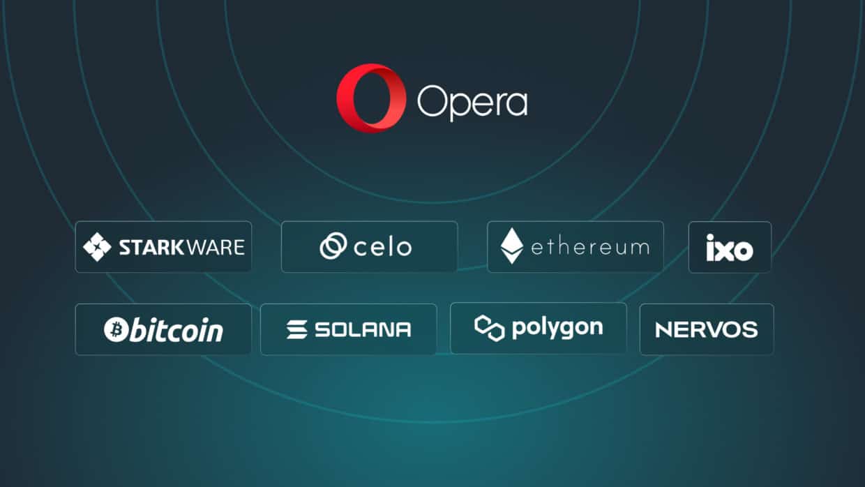 Opera’s New web3 Initiative Now Supports Bitcoin, Solana, Polygon, Starkex, and Others