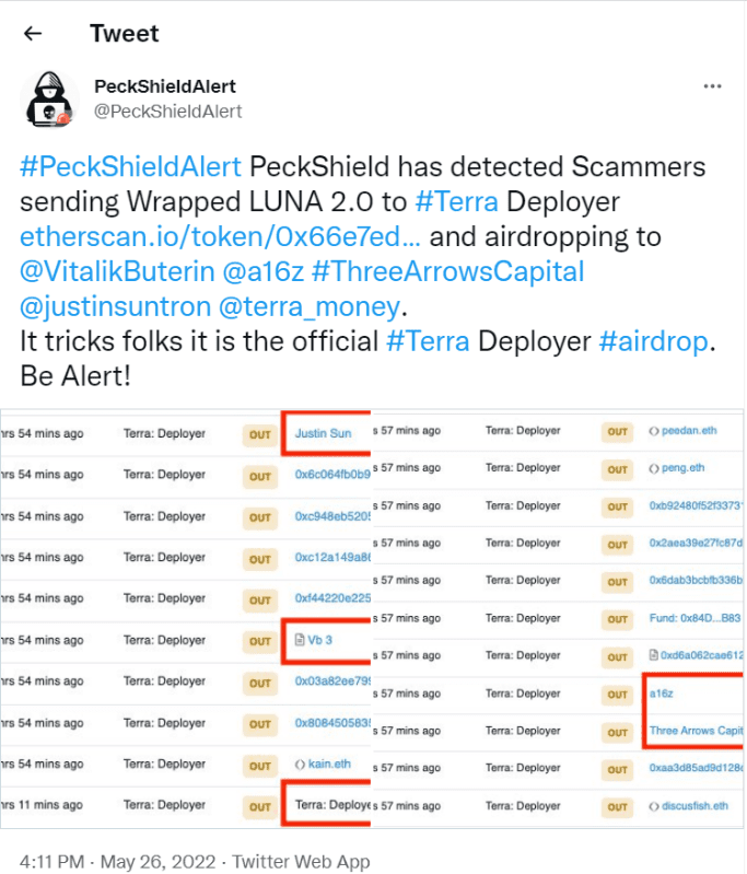 Fakesters use LUNA 2.0 airdrops to target users 1 image 5