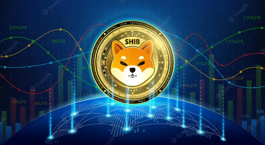 shiba inu gold coin token cryptocurrency digital online technology blockchain stock market 228260 506 1