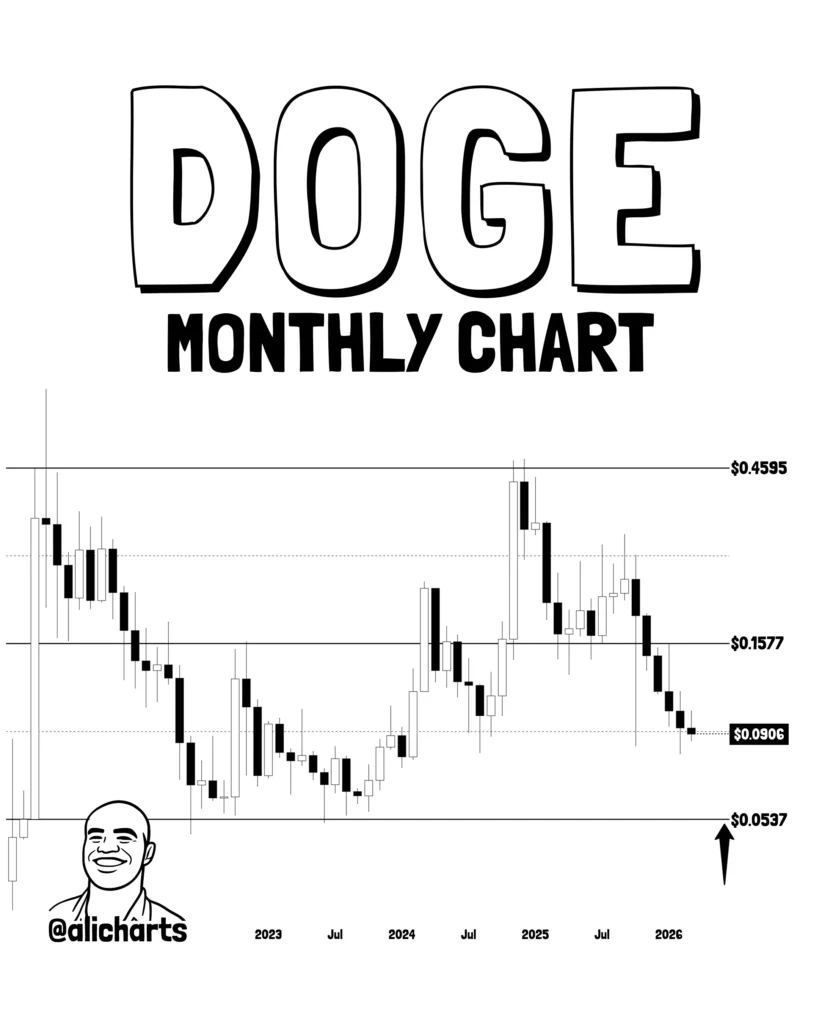 Dogecoin price analysis