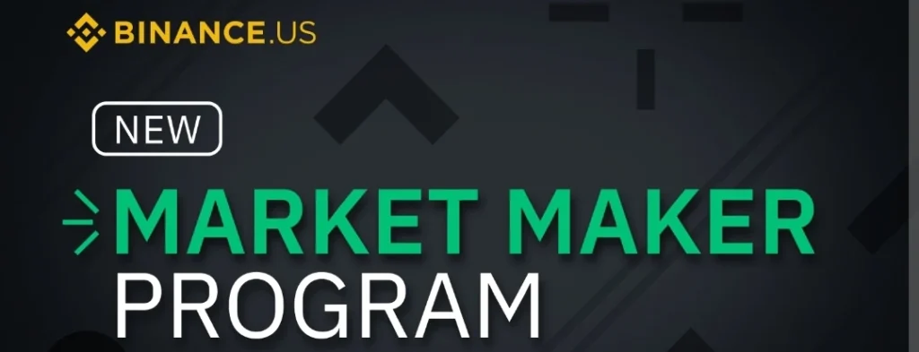 Binance introduction of the market maker program
Source: Binance