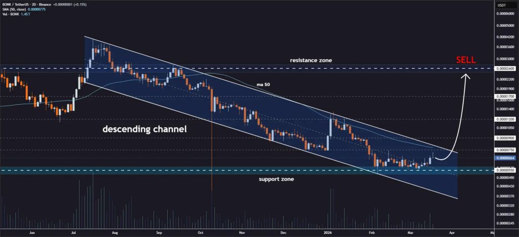 BONK price analysis