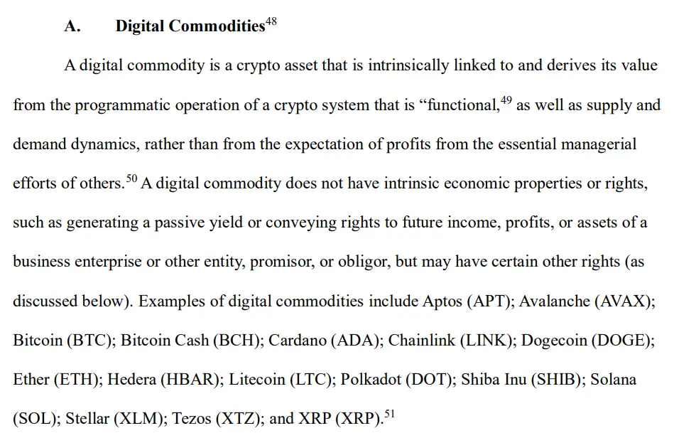 Digital Comodities