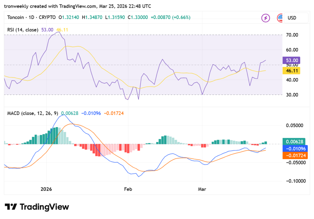 TON price analysis