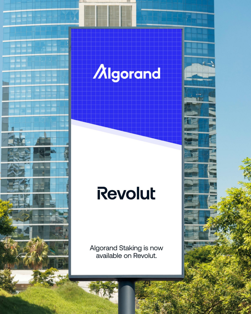 Algorand (ALGO) Staking Goes Live on Revolut