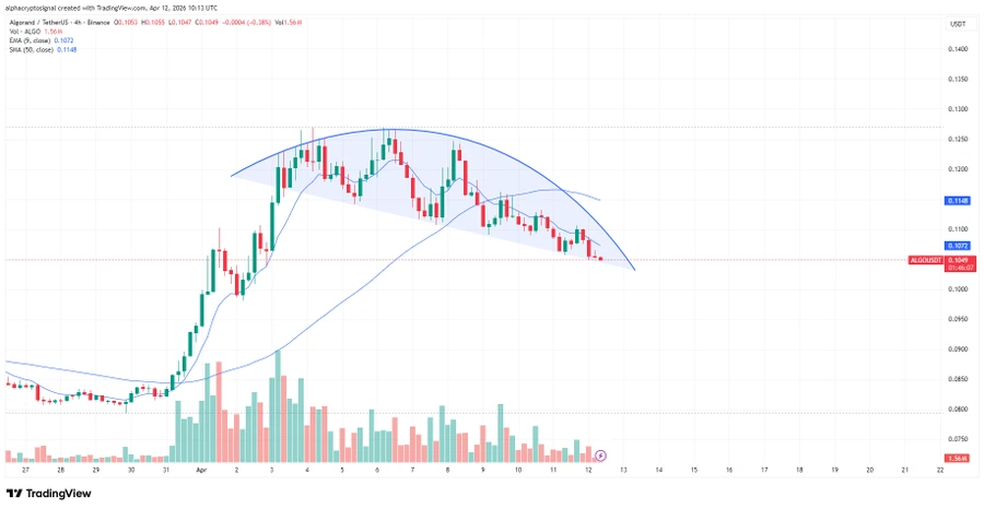 ALGO price chart