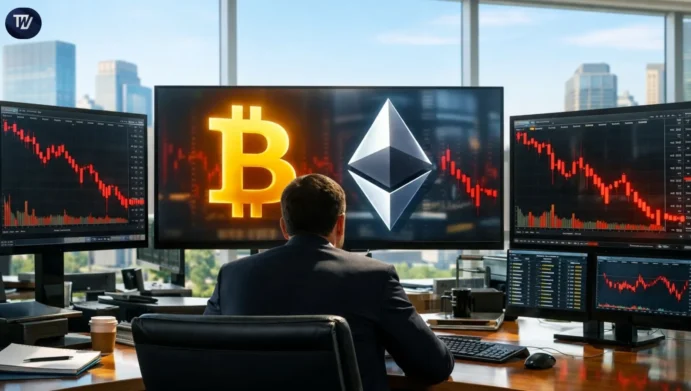 Bitcoin (BTC) and Ethereum (ETH) Face Pressure as Whale Opens Large Shorts