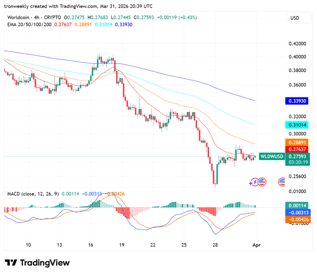 Worldcoin price analysis