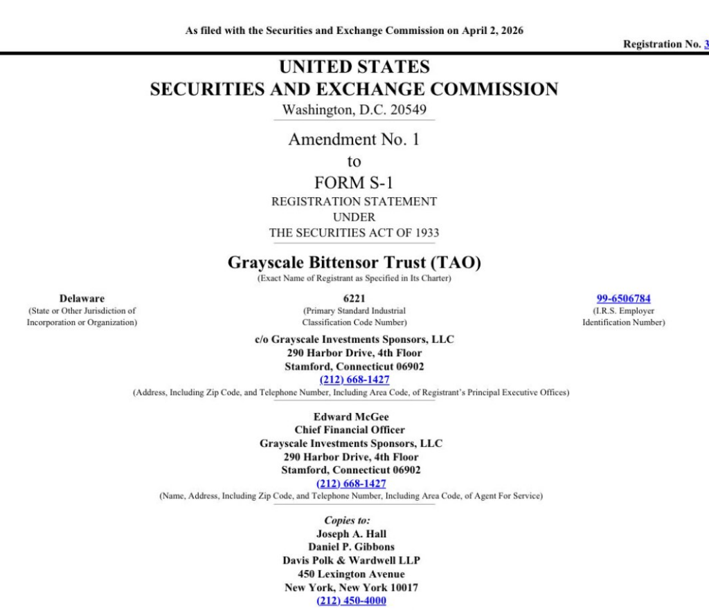 Grayscale Bittensor Trust (TAO)