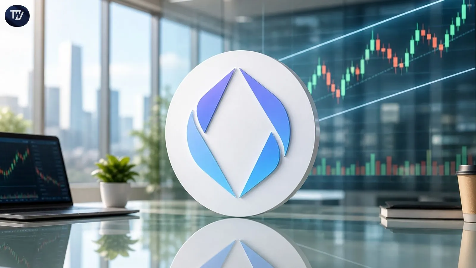 ENS Price Tests Resistance as Breakout Setup Forms