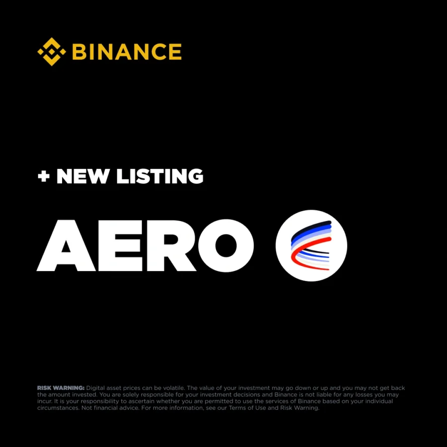 AERO Lists on Binance