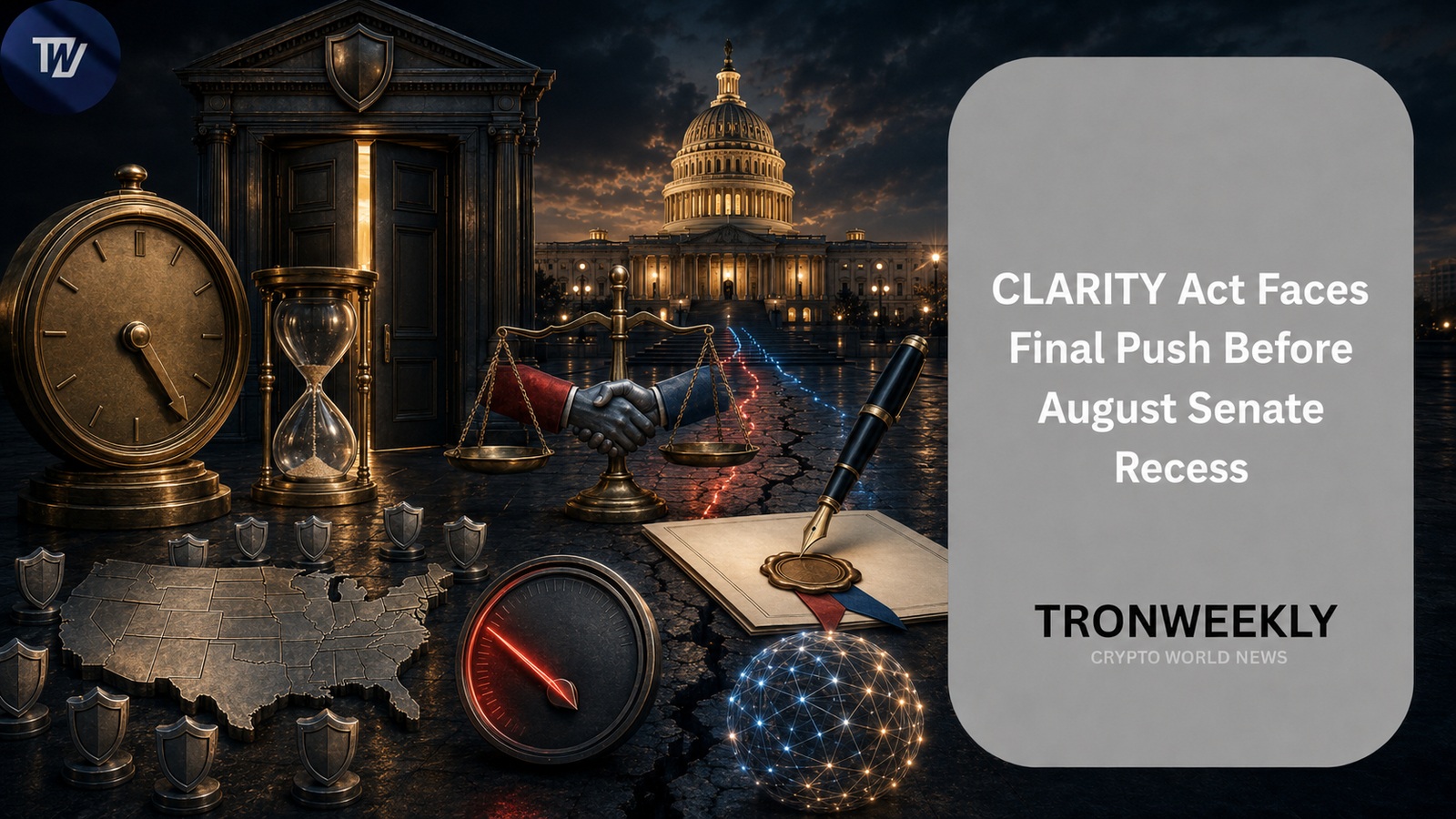 CLARITY Act Faces Final Push Before August Senate Recess