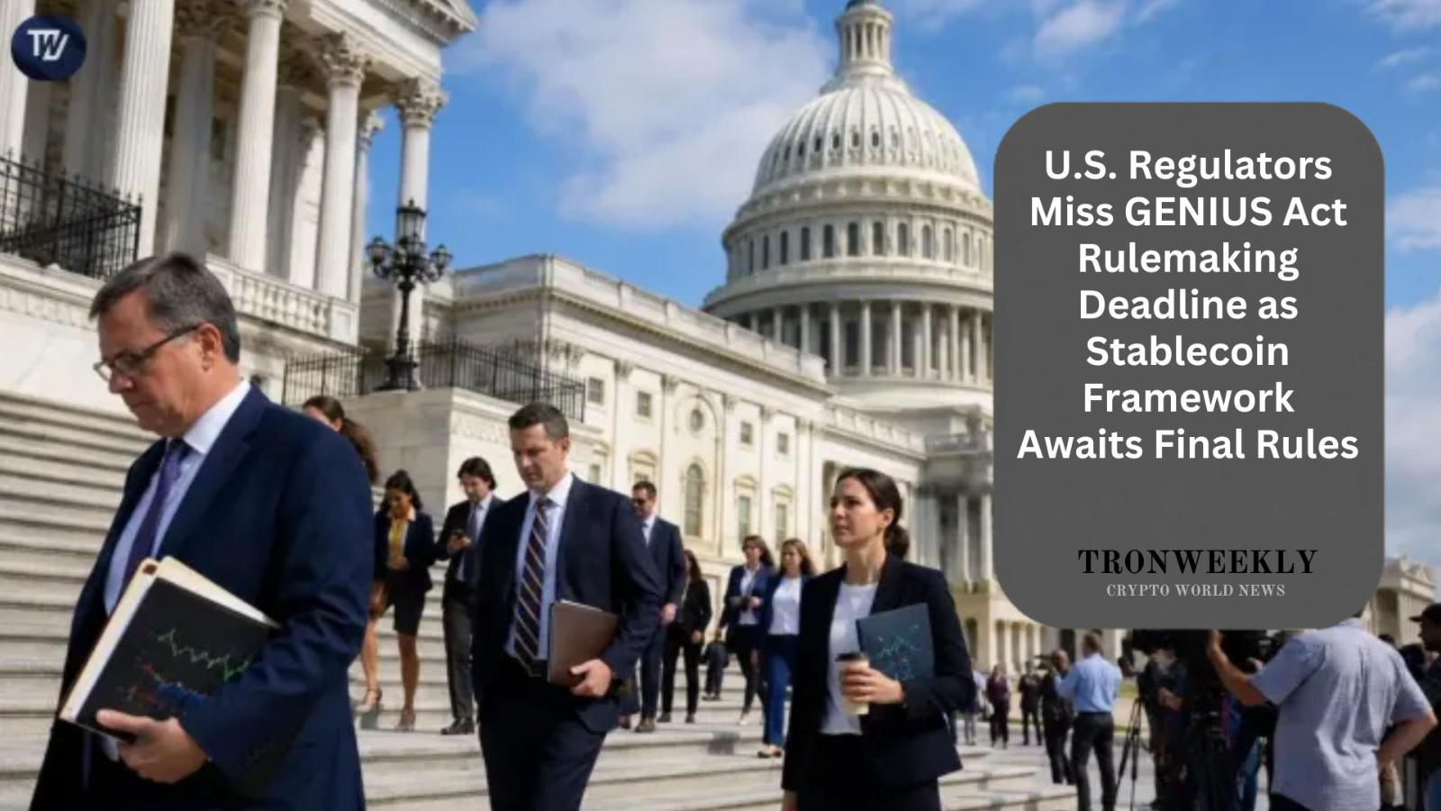 U.S. Regulators Miss GENIUS Act Rulemaking Deadline as Stablecoin Framework Awaits Final Rules