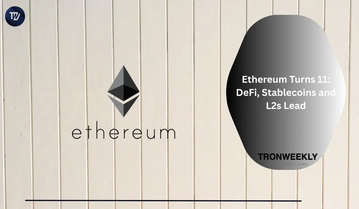 Ethereum Turns 11: DeFi, Stablecoins and L2s Lead