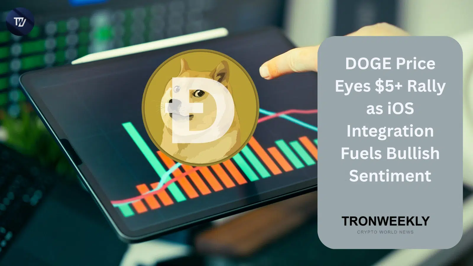 DOGE Price Eyes $5+ Rally as iOS Integration Fuels Bullish Sentiment