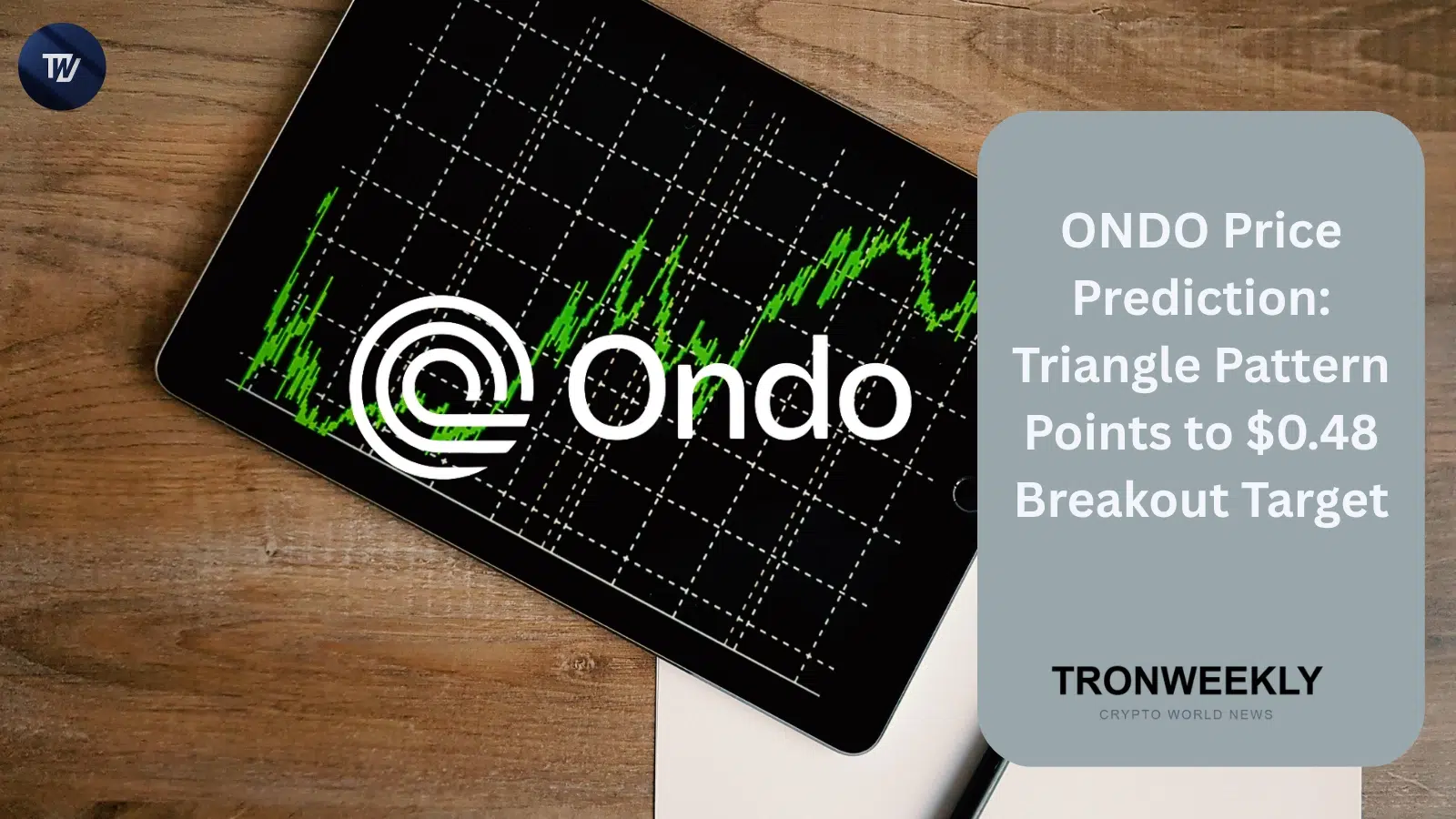 ONDO Price Prediction: Triangle Pattern Points to $0.48 Breakout Target
