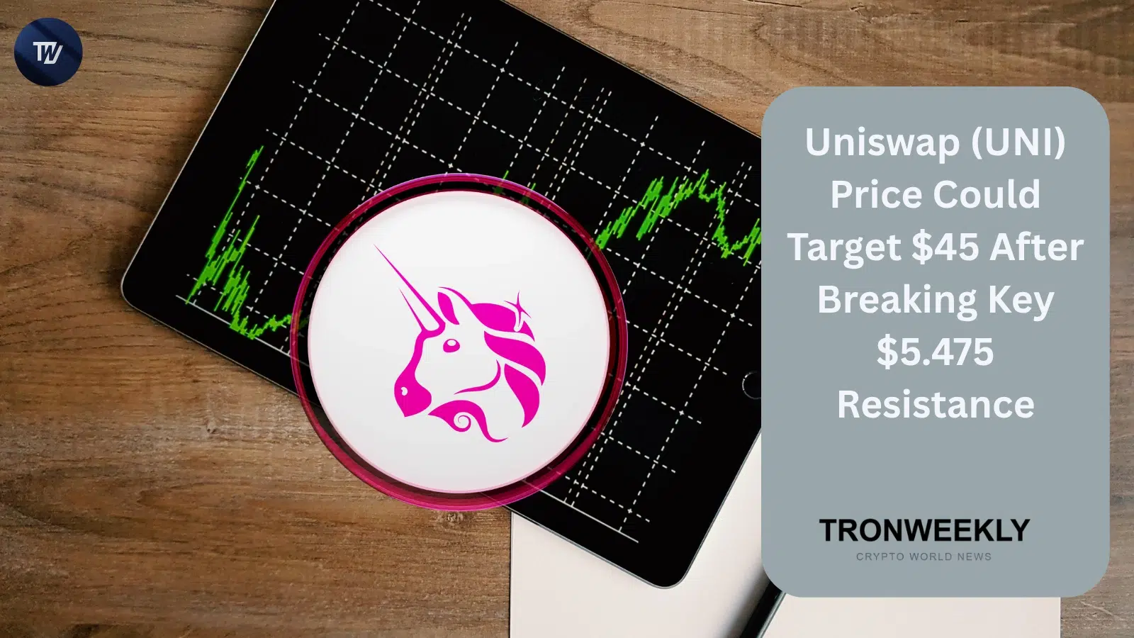 Uniswap (UNI) Price Could Target $45 After Breaking Key $5.475 Resistance