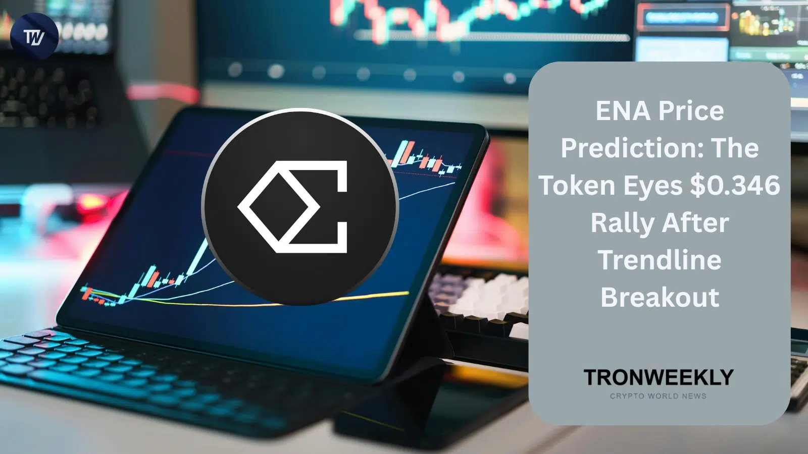 ENA Price Prediction: The Token Eyes $0.346 Rally After Trendline Breakout