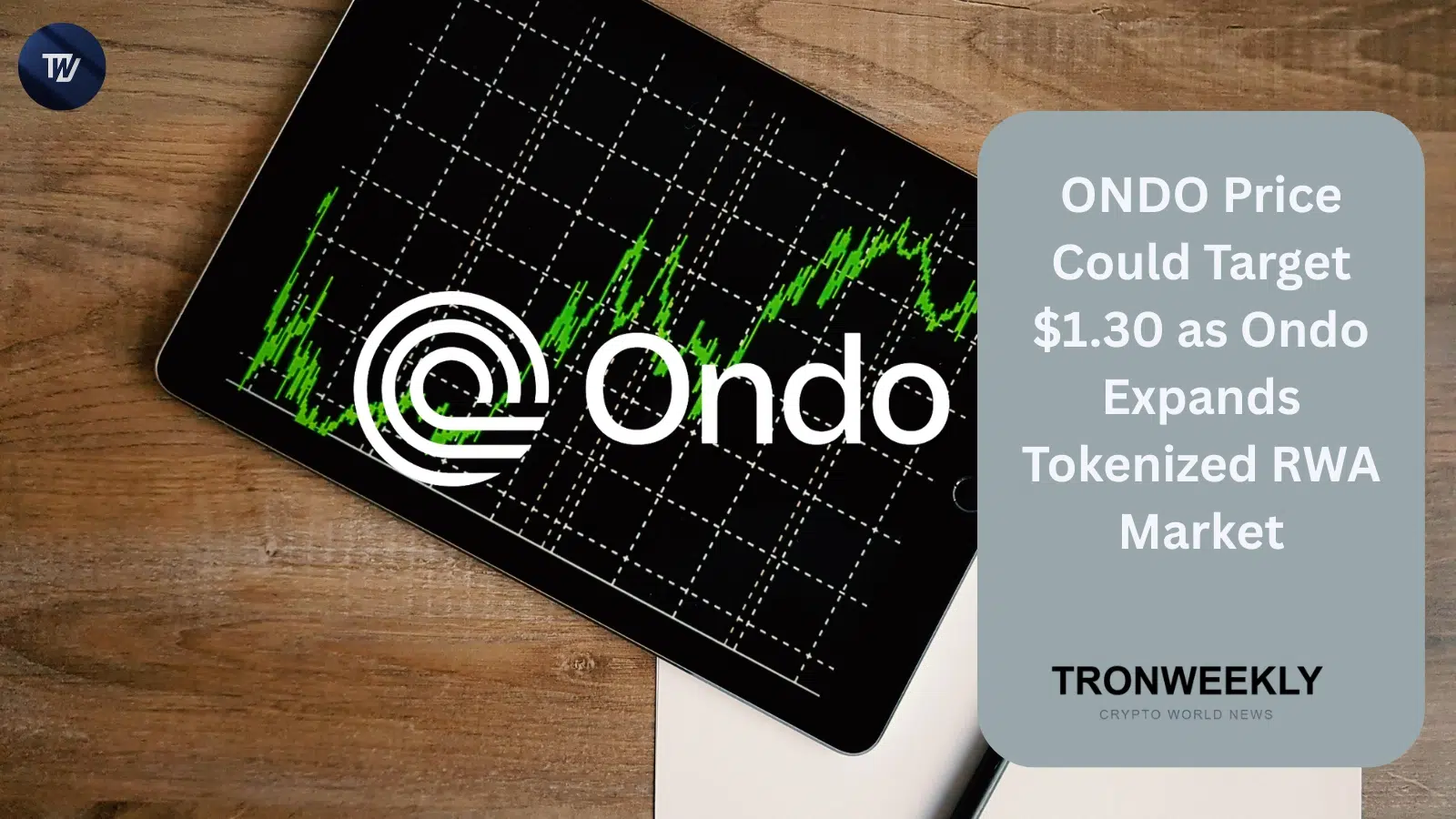 ONDO Price Could Target $1.30 as Ondo Expands Tokenized RWA Market