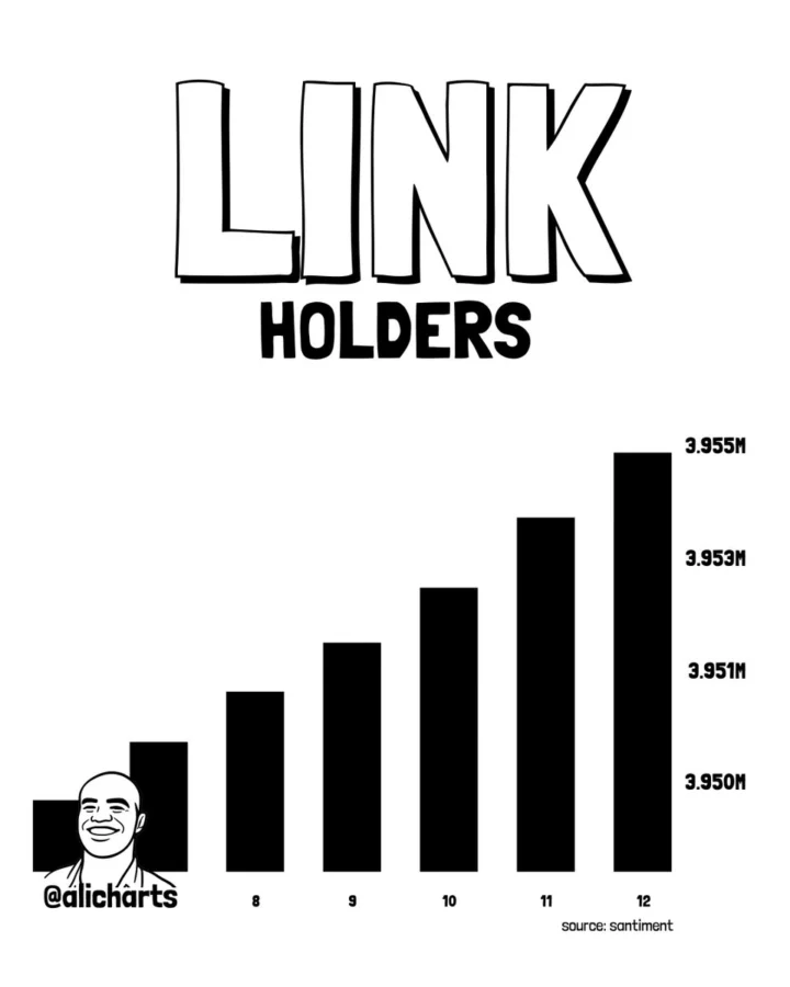 Chainlink holders' growth
