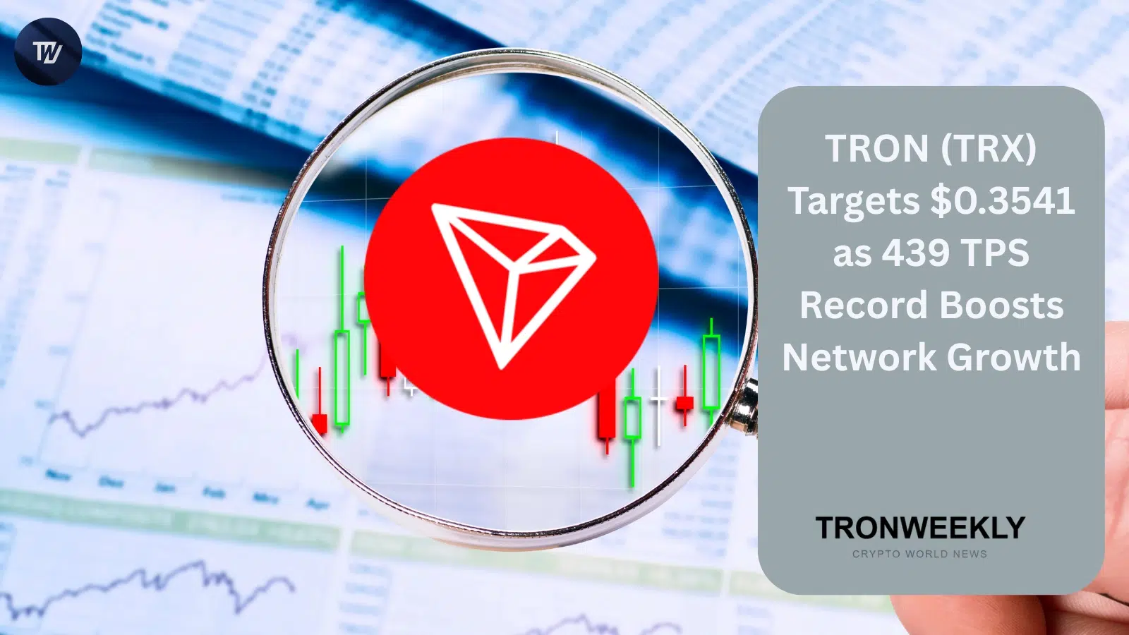 TRON Price Targets $0.3541 as 439 TPS Record Boosts Network Growth