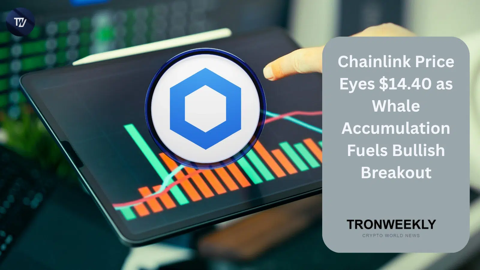 Chainlink Price Eyes $14.40 as Whale Accumulation Fuels Bullish Breakout