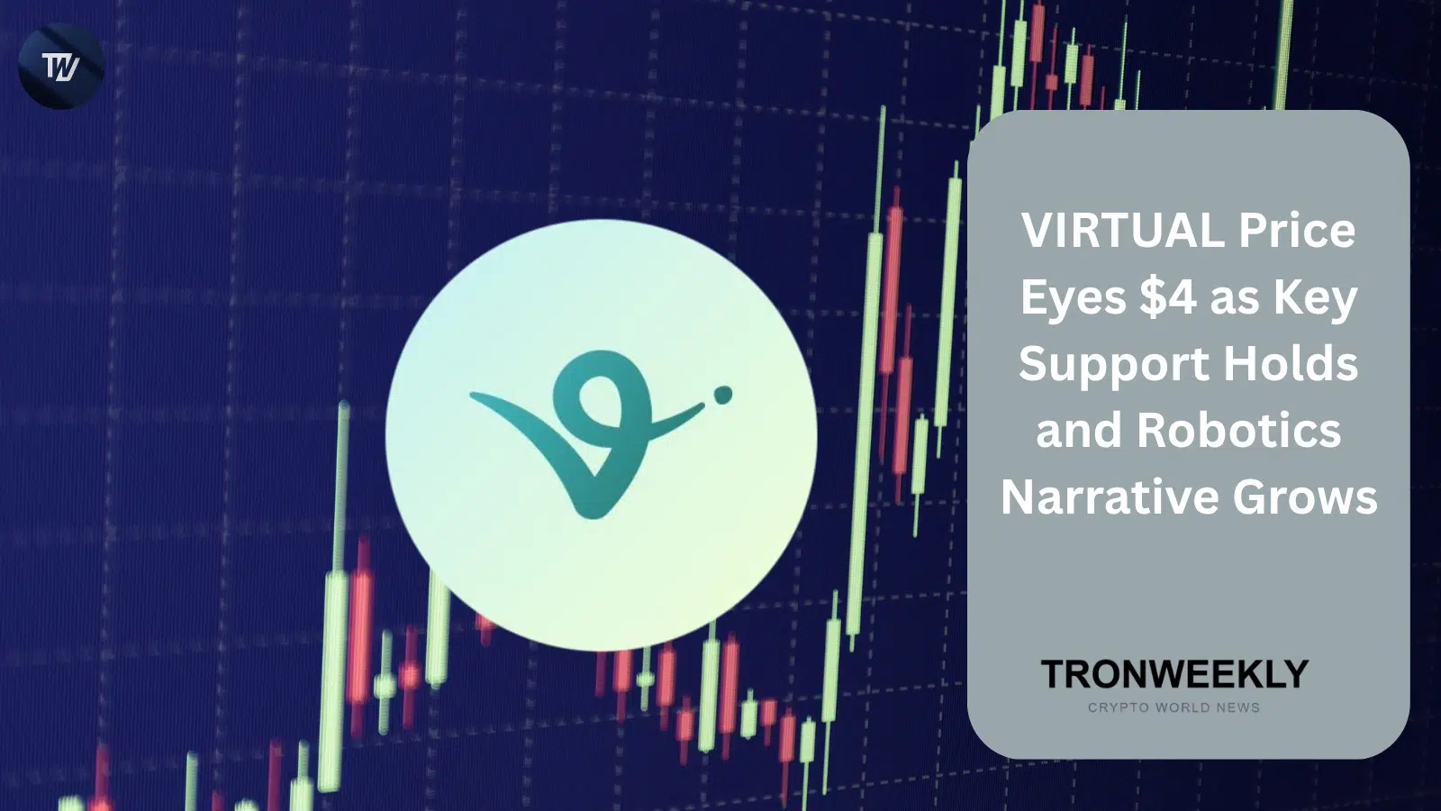 VIRTUAL Price Eyes $4 as Key Support Holds and Robotics Narrative Grows