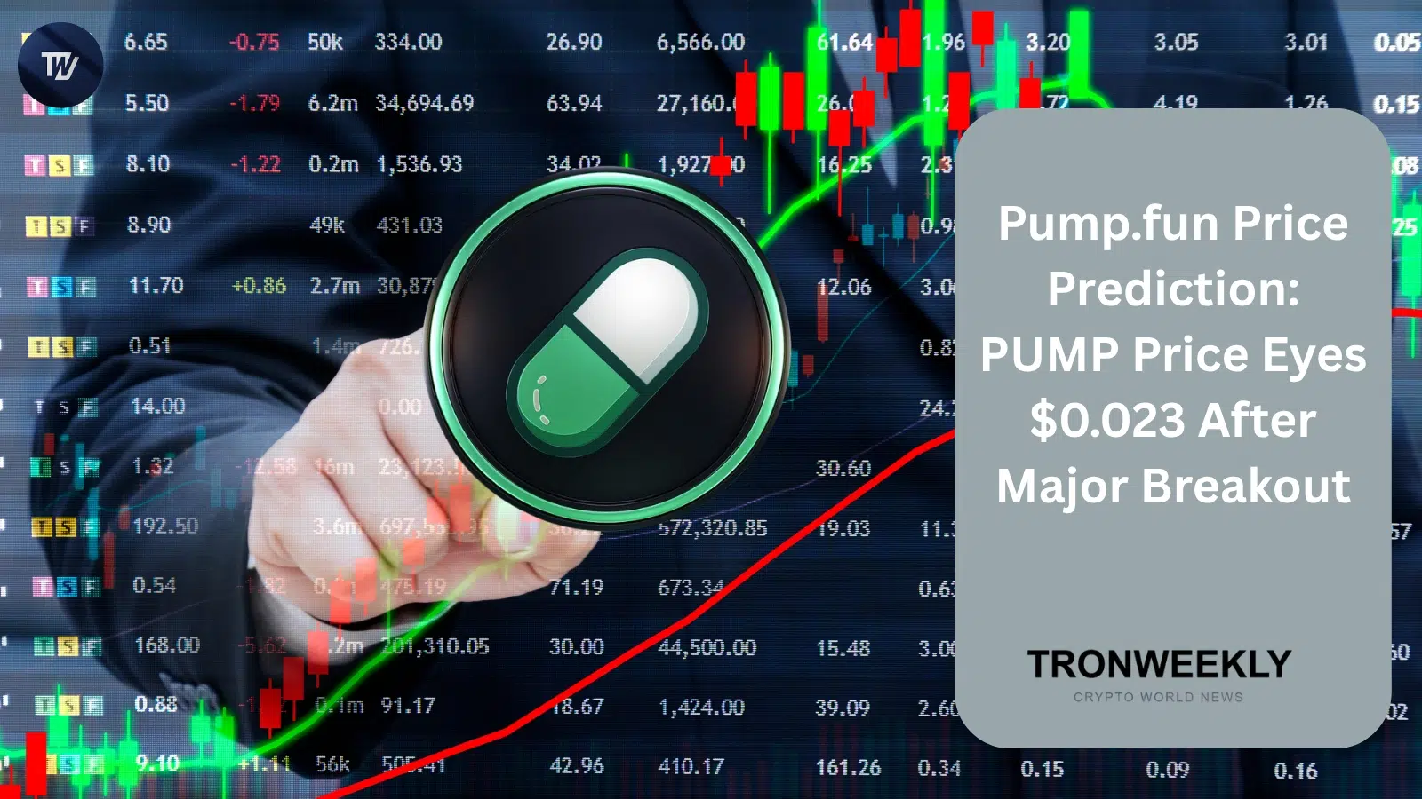 Pump.fun Price Prediction: PUMP Price Eyes $0.023 After Major Breakout