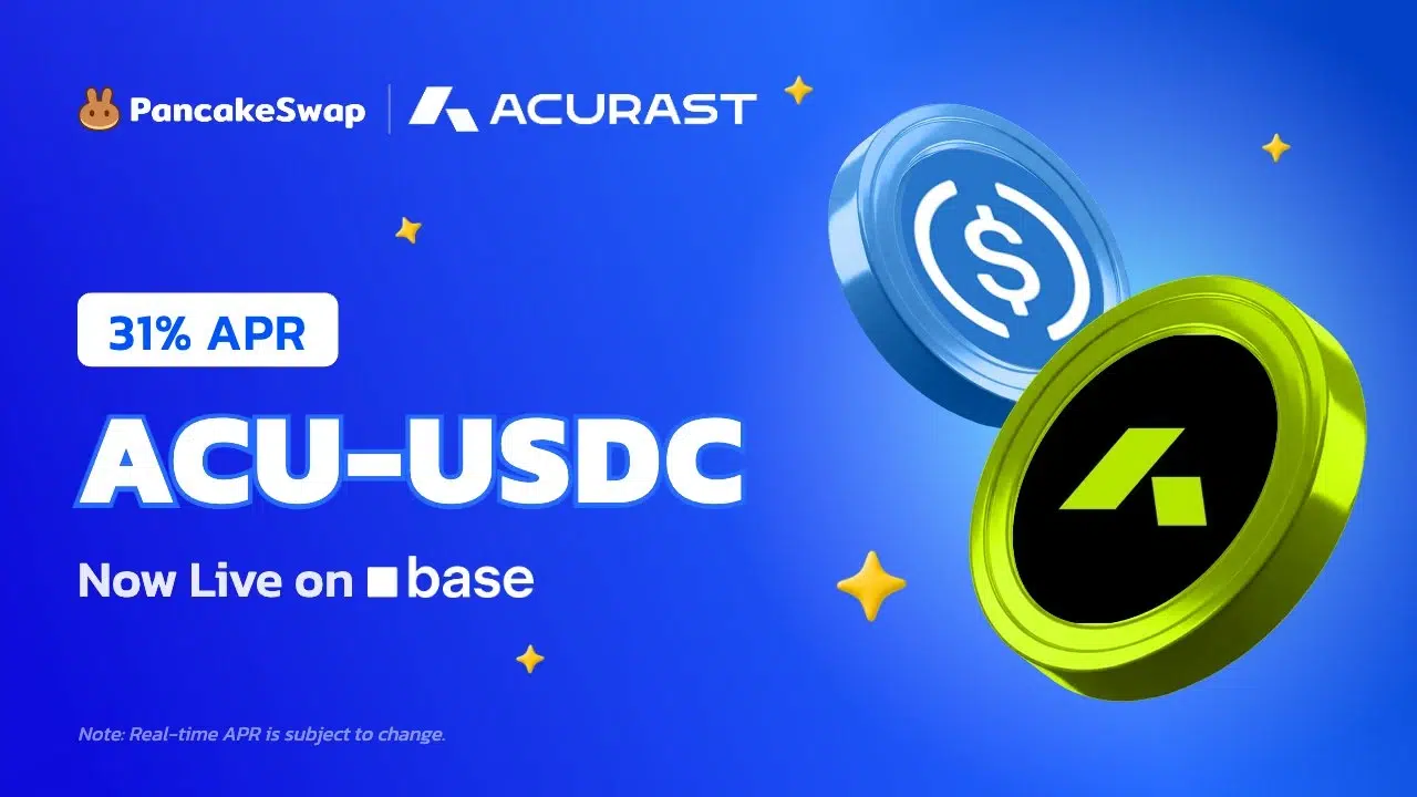 ACU-USDC liquidity pool goes live on PancakeSwap