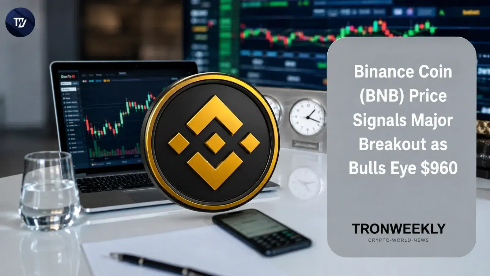 Binance Coin (BNB) Price Signals Major Breakout as Bulls Eye $960