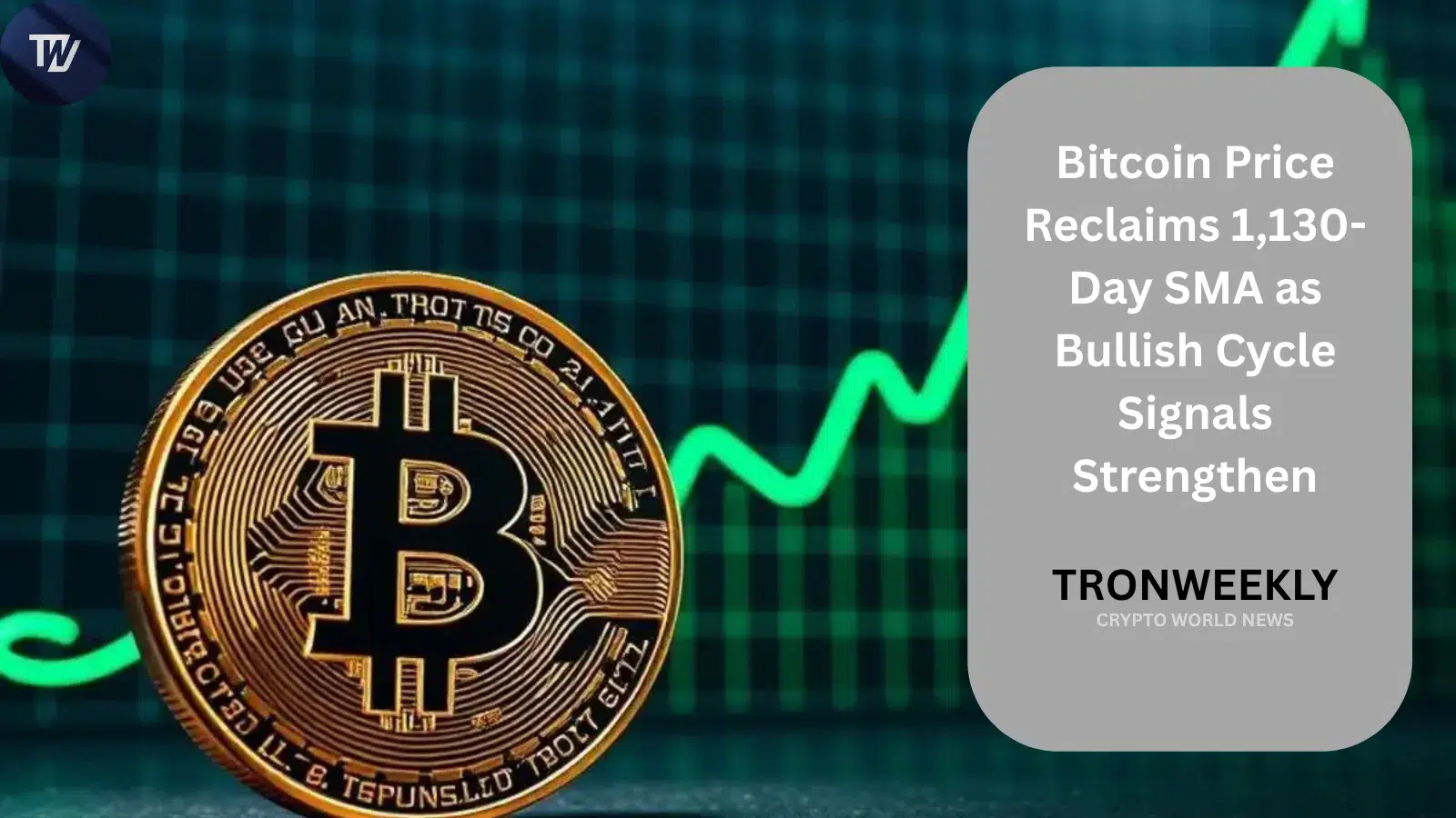 Bitcoin Price Reclaims 1,130-Day SMA as Bullish Cycle Signals Strengthen