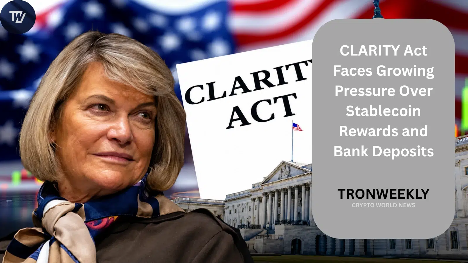 CLARITY Act Faces Growing Pressure Over Stablecoin Rewards and Bank Deposits