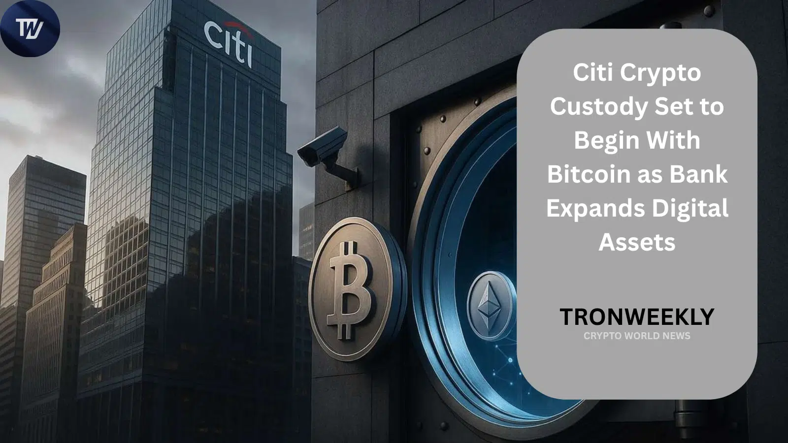 Citi Crypto Custody Set to Begin With Bitcoin as Bank Expands Digital Assets