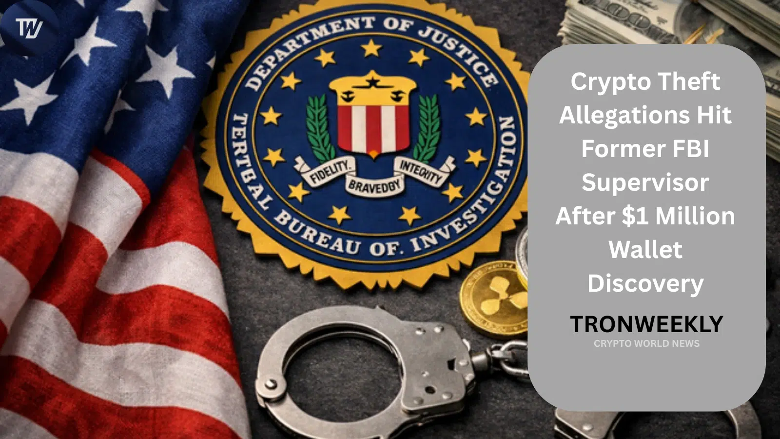 Crypto Theft Allegations Hit Former FBI Supervisor After $1 Million Wallet Discovery
