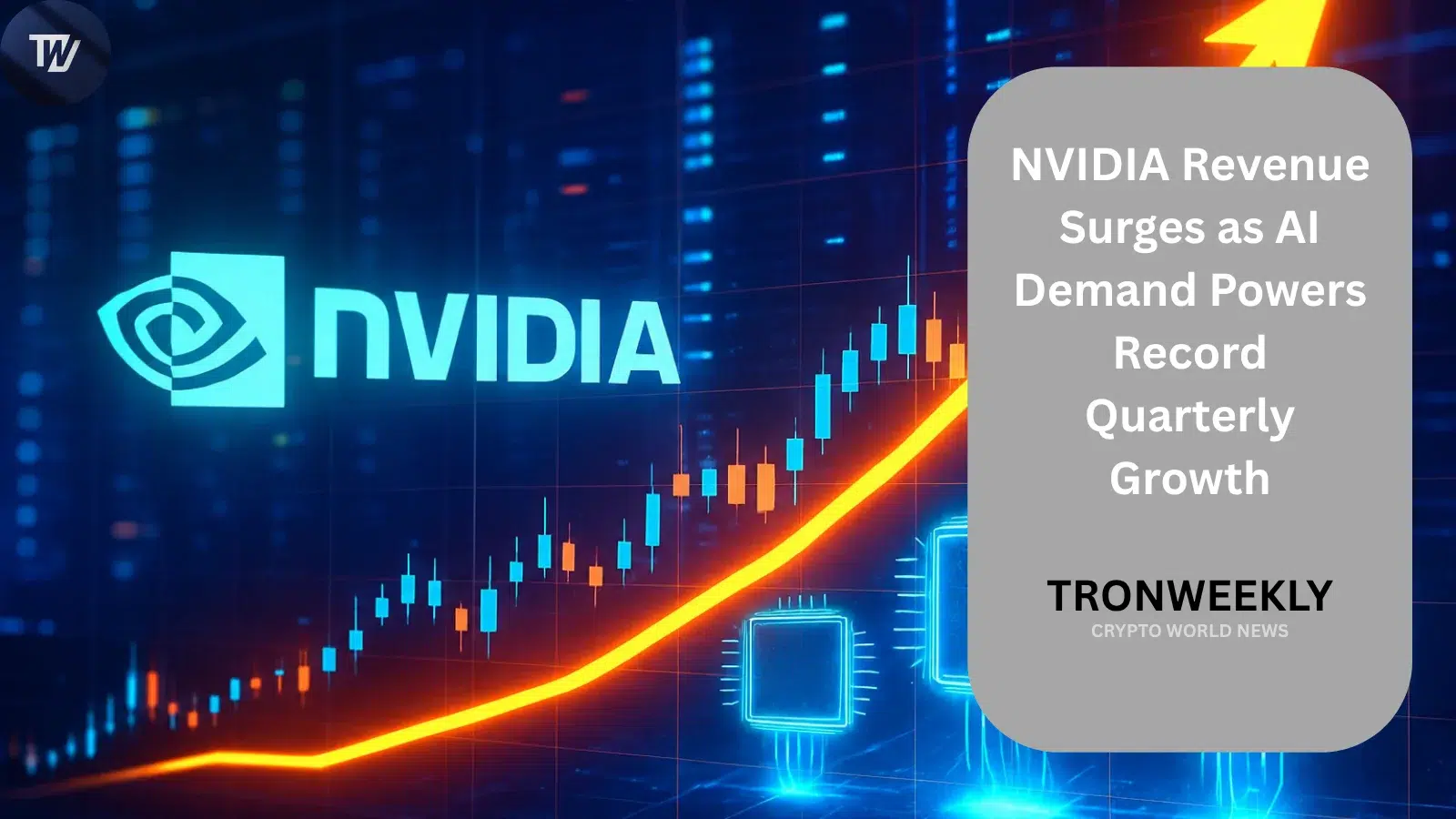 NVIDIA Revenue Surges as AI Demand Powers Record Quarterly Growth
