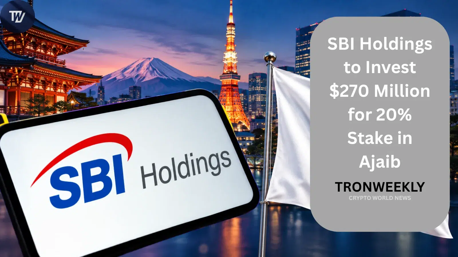 SBI Holdings to Invest $270 Million for 20% Stake in Ajaib