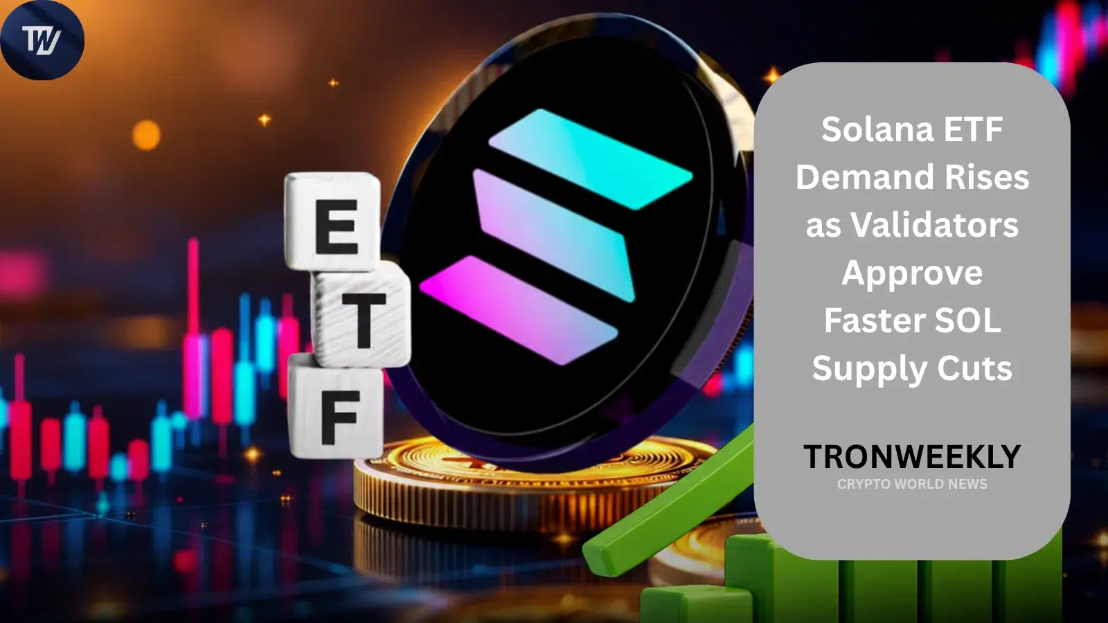 Solana ETF Demand Rises as Validators Approve Faster SOL Supply Cuts