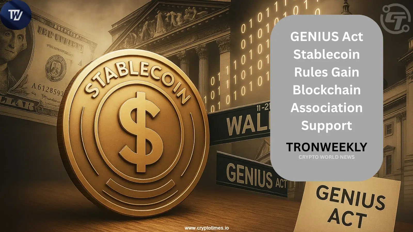 GENIUS Act Stablecoin Rules Gain Blockchain Association Support