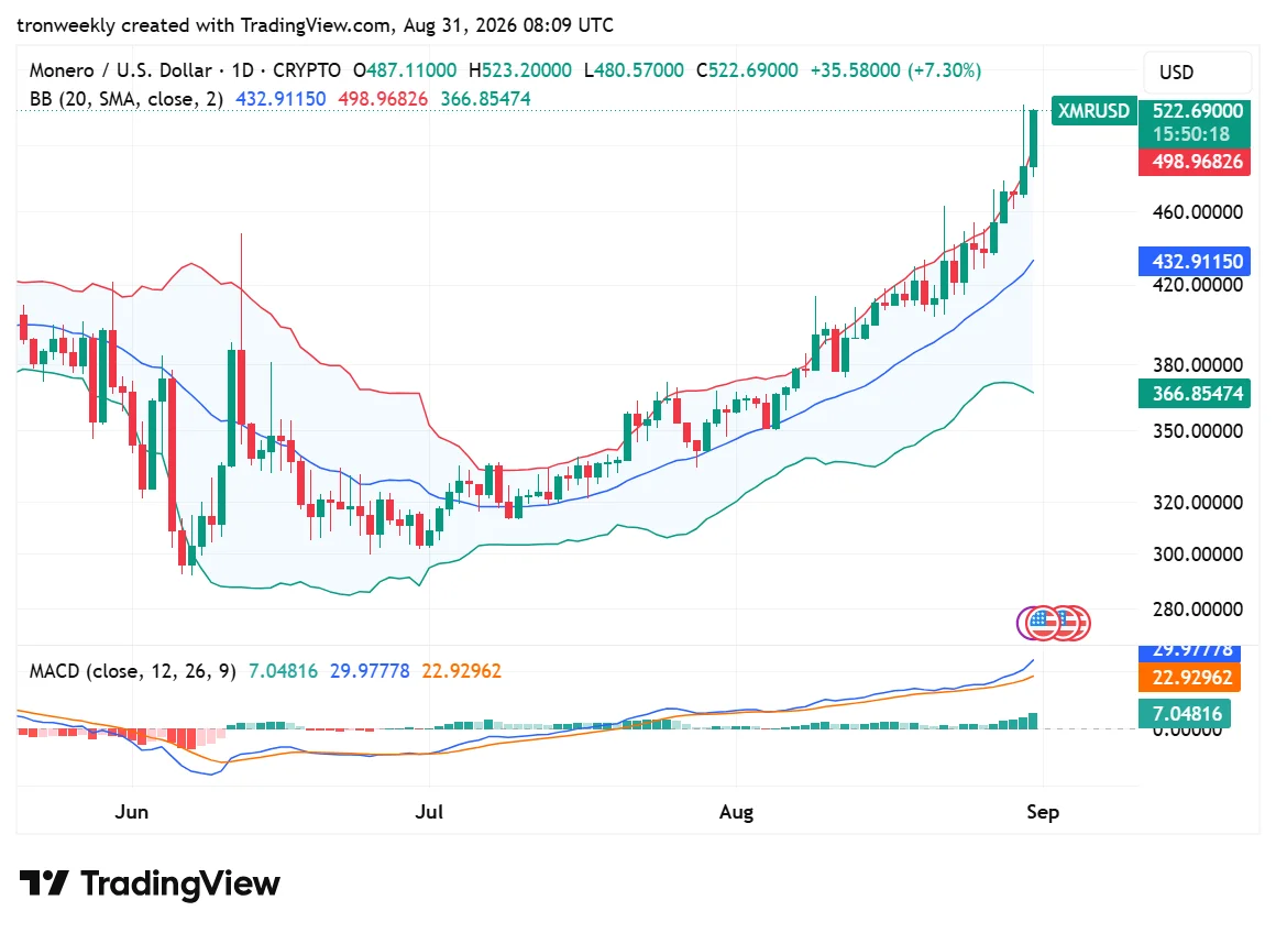 XMR technical analysis chart