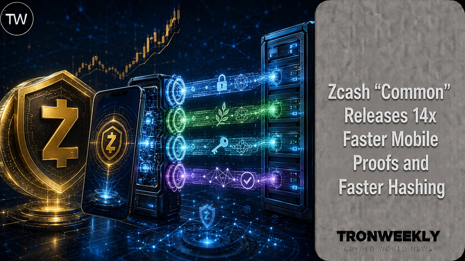 Zcash “Common” Releases 14x Faster Mobile Proofs and Faster Hashing