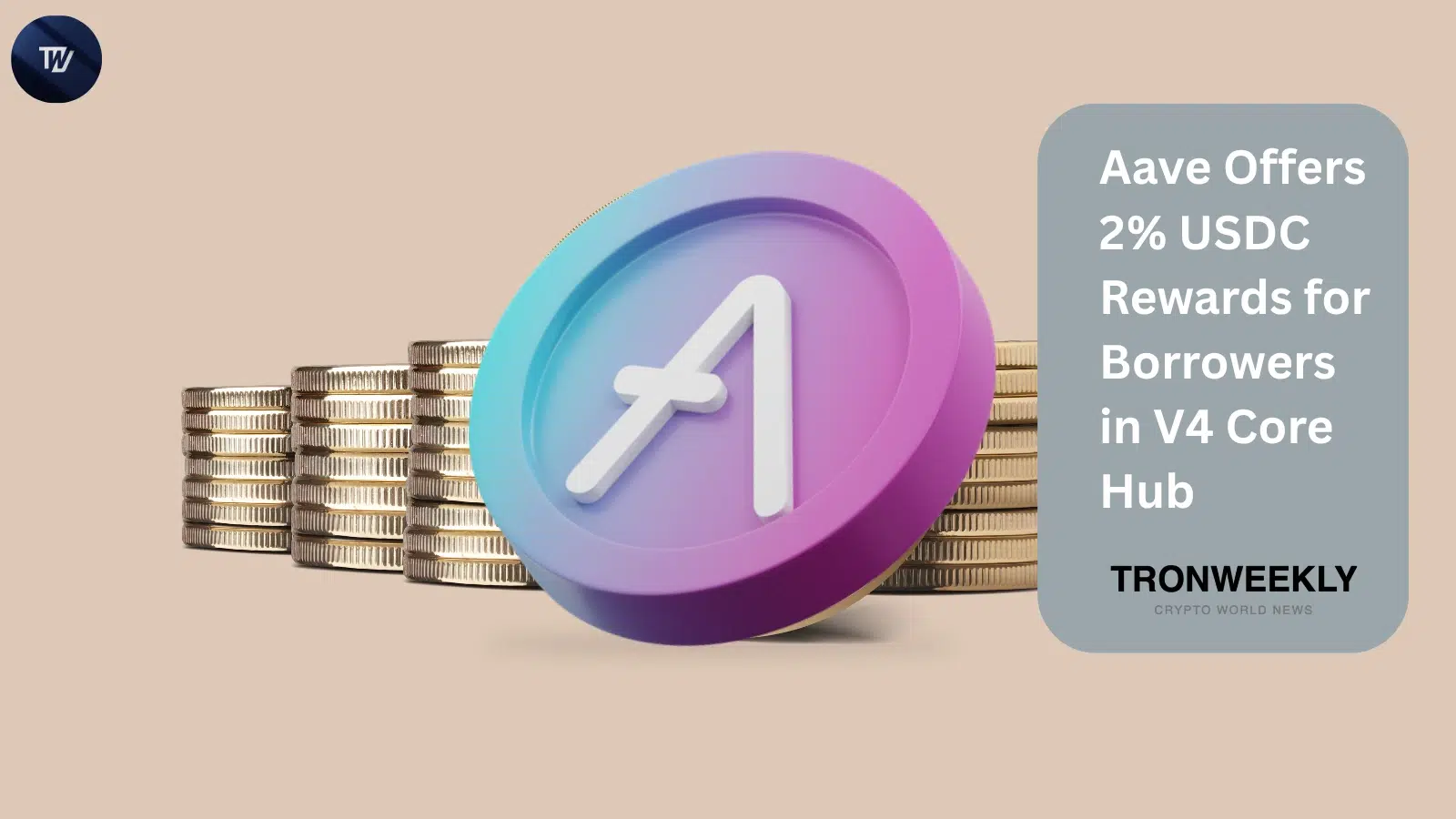 Aave Offers 2% USDC Rewards for Borrowers in V4 Core Hub