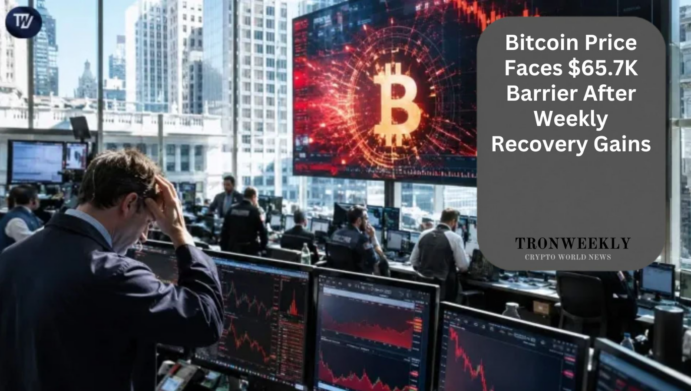 Bitcoin Price Faces $65.7K Barrier After Weekly Recovery Gains