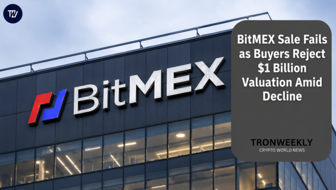 BitMEX Sale Fails as Buyers Reject $1 Billion Valuation Amid Decline