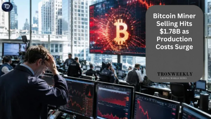 Bitcoin Miner Selling Hits $1.78B as Production Costs Surge 