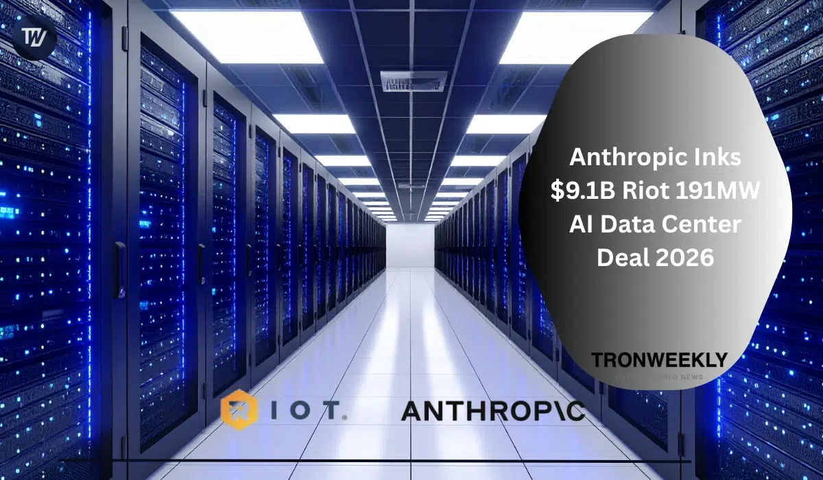 Anthropic Inks $9.1B Riot 191MW AI Data Center Deal 2026