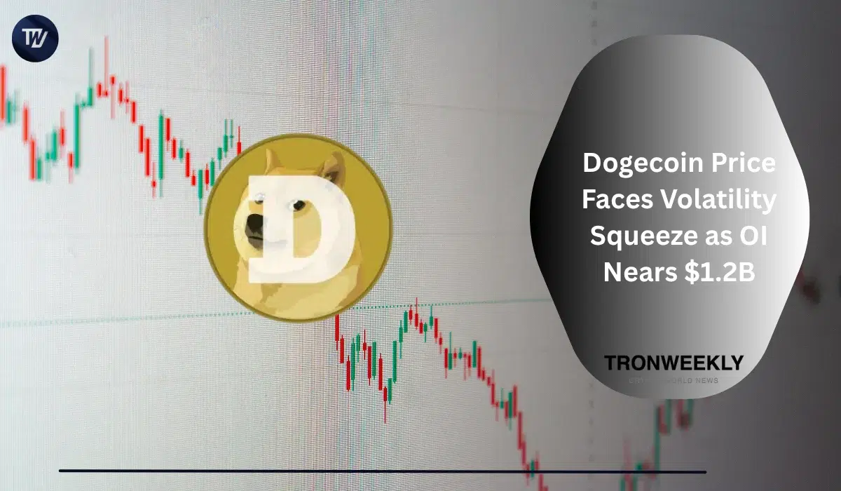 Dogecoin Price Faces Volatility Squeeze as OI Nears $1.2B