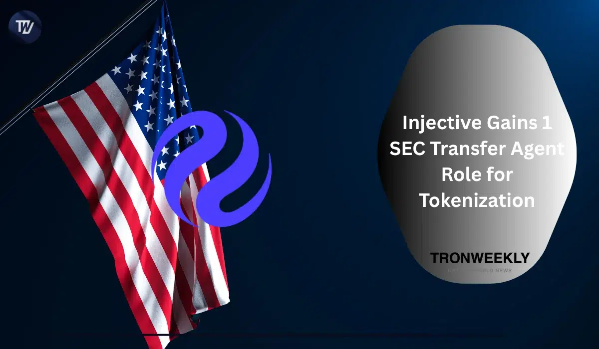 Injective Gains 1 SEC Transfer Agent Role for Tokenization