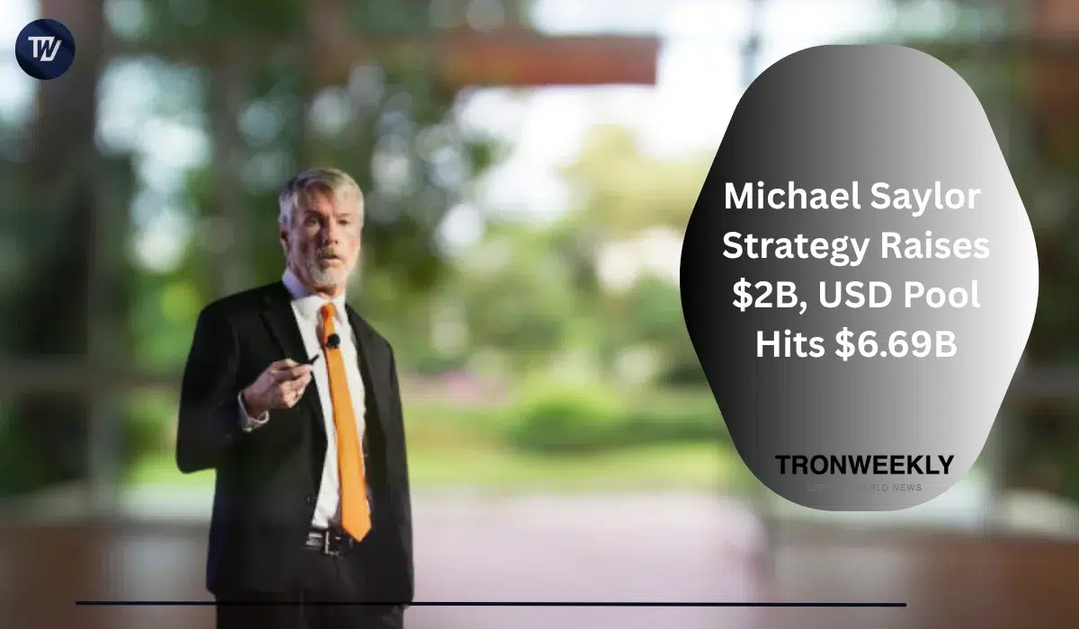 Michael Saylor Strategy Raises $2B, USD Pool Hits $6.69B